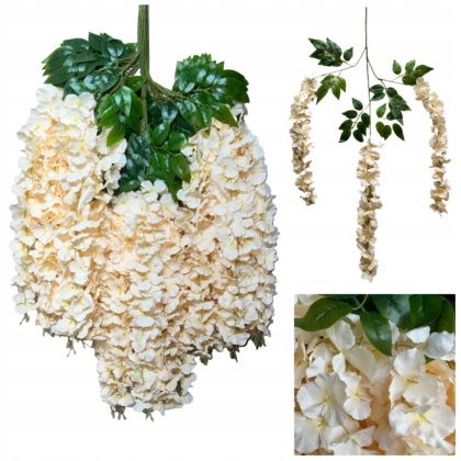 12x WISTERIA GLICYNIA PREMIUM XXL sztuczna gęsta girlanda kwiatowa ślub