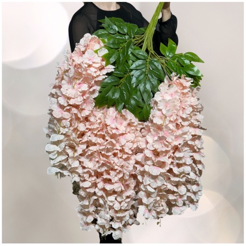 12x WISTERIA GLICYNIA PREMIUM XXL sztuczna gęsta girlanda kwiatowa ślub