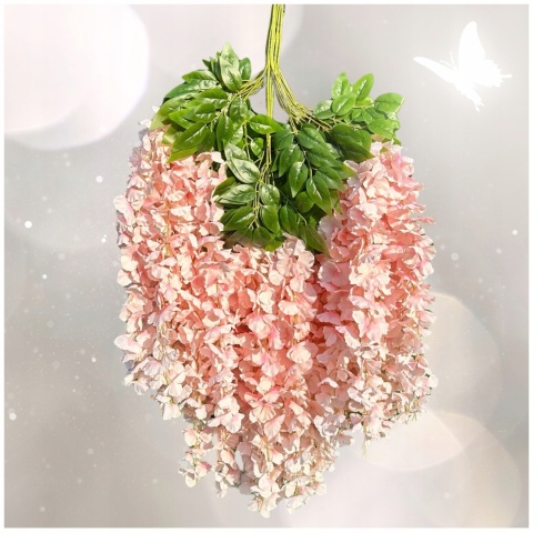 12x WISTERIA GLICYNIA PREMIUM XXL sztuczna gęsta girlanda kwiatowa ślub