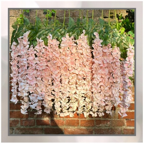 12x WISTERIA GLICYNIA PREMIUM XXL sztuczna gęsta girlanda kwiatowa ślub