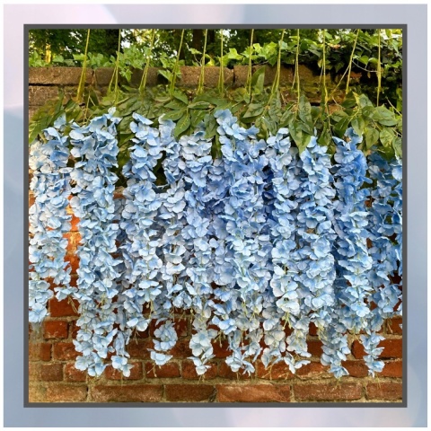 12x WISTERIA GLICYNIA PREMIUM XXL sztuczna gęsta girlanda kwiatowa ślub