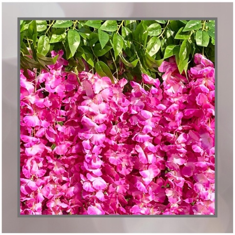 12x WISTERIA GLICYNIA PREMIUM XXL sztuczna gęsta girlanda kwiatowa ślub