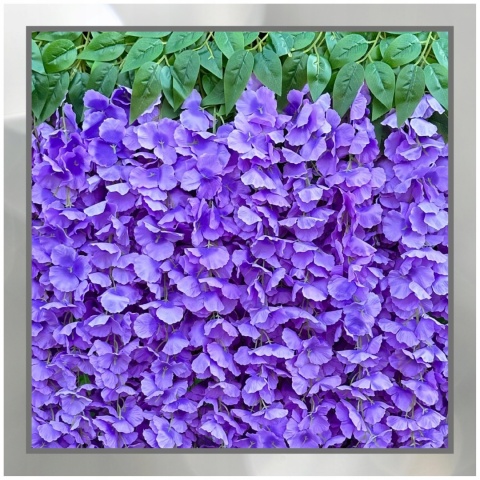 12x WISTERIA GLICYNIA PREMIUM XXL sztuczna gęsta girlanda kwiatowa ślub