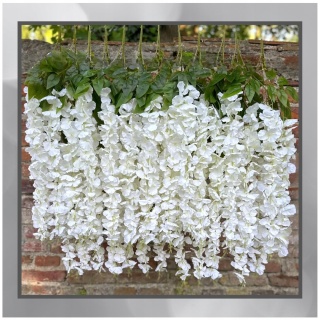 12x WISTERIA GLICYNIA PREMIUM XXL sztuczna gęsta girlanda kwiatowa ślub