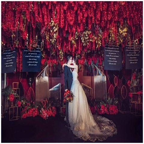 12x WISTERIA GLICYNIA PREMIUM XXL sztuczna gęsta girlanda kwiatowa ślub