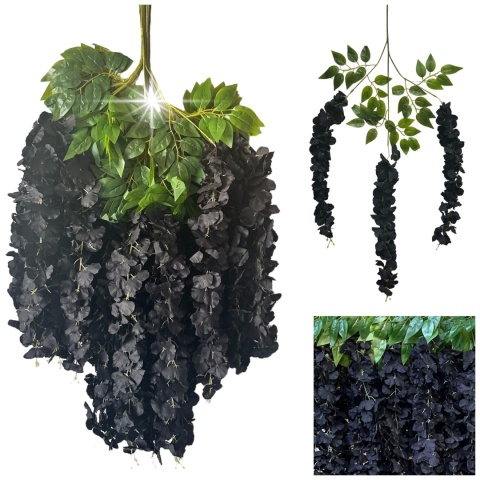 12x WISTERIA GLICYNIA PREMIUM XXL sztuczna gęsta girlanda kwiatowa ślub