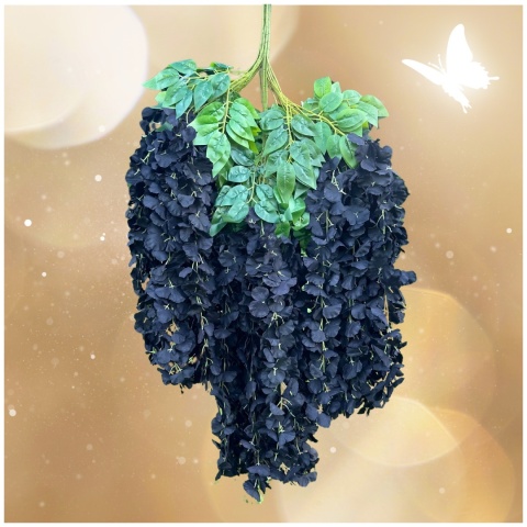 12x WISTERIA GLICYNIA PREMIUM XXL sztuczna gęsta girlanda kwiatowa ślub