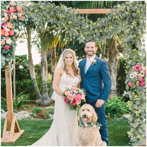 Eukaliptus girlanda sztuczne kwiaty dekoracja pnącze na komunie ślub balkon