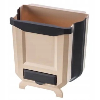 Kosz na śmieci kuchenny wiszący na szafkę z miejscem na worki auto