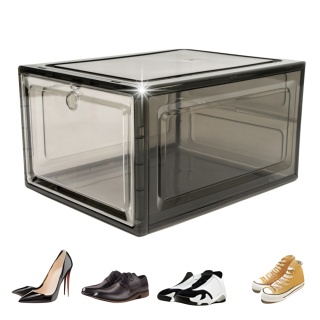 Pudełko pojemnik organizer czarny na buty PREMIUM akcesoria do biura