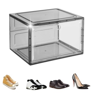Pudełko pojemnik organizer na buty czarny PREMIUM na zabawki akcesoria do biura