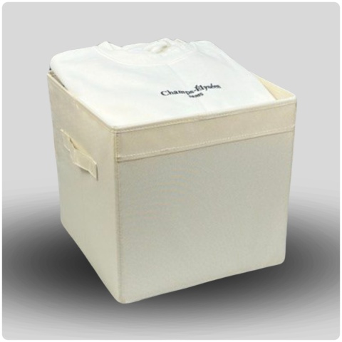 PUDEŁKO POJEMNIK ORGANIZER do przechowywania regału zabawki ubrania książki BEŻOWY 1