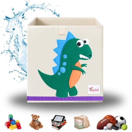 PUDEŁKO POJEMNIK ORGANIZER do przechowywania regału zabawki ubrania książki DINOZAUR