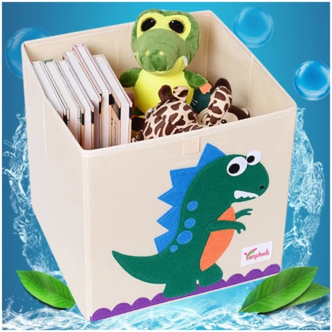 PUDEŁKO POJEMNIK ORGANIZER do przechowywania regału zabawki ubrania książki DINOZAUR