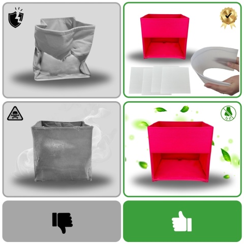 PUDEŁKO POJEMNIK ORGANIZER do przechowywania regału zabawki ubrania książki RÓŻOWY 3