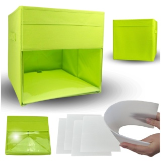 PUDEŁKO POJEMNIK ORGANIZER do przechowywania regału zabawki ubrania książki ZIELONY 1