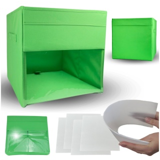 PUDEŁKO POJEMNIK ORGANIZER do przechowywania regału zabawki ubrania książki ZIELONY 2
