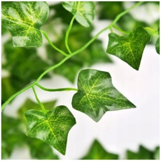 Sztuczny bluszcz 12x girlanda wisząca dekoracja osłona na ścianę balkon 25 m