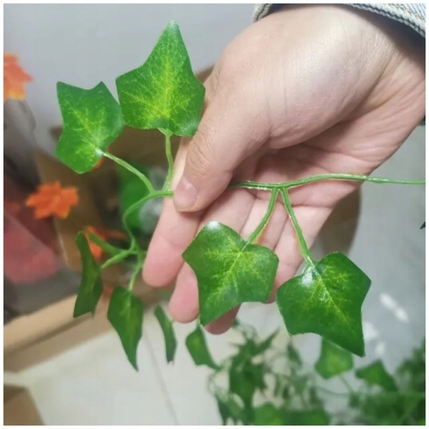 Sztuczny bluszcz 12x girlanda wisząca dekoracja osłona na ścianę balkon 25 m