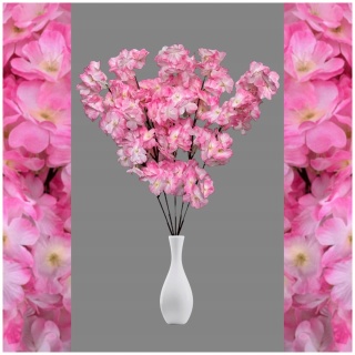 Sztuczna WIŚNIA JAPOŃSKA sztuczne kwiaty bukiet gałązki dekoracja do wazonu