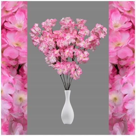 Sztuczna WIŚNIA JAPOŃSKA sztuczne kwiaty bukiet gałązki dekoracja do wazonu