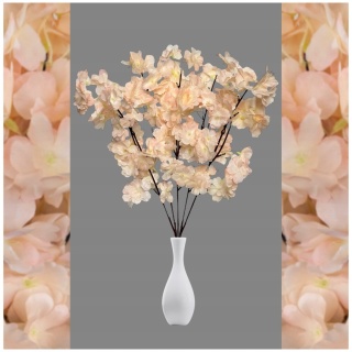 Sztuczna WIŚNIA JAPOŃSKA sztuczne kwiaty bukiet gałązki dekoracja do wazonu