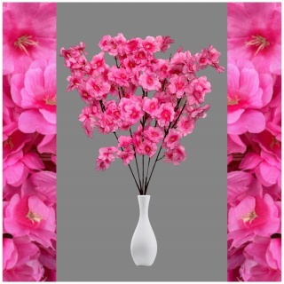 Sztuczna WIŚNIA JAPOŃSKA sztuczne kwiaty bukiet gałązki dekoracja do wazonu