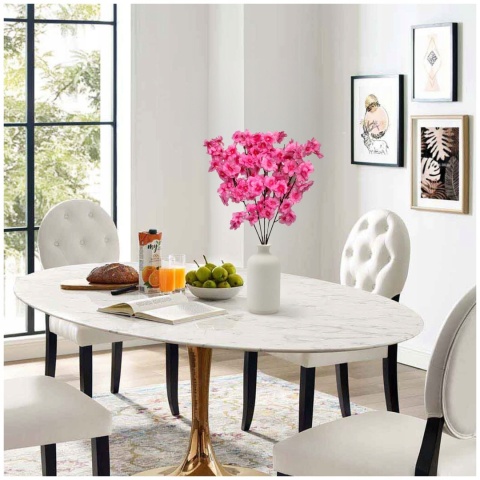 Sztuczna WIŚNIA JAPOŃSKA sztuczne kwiaty bukiet gałązki dekoracja do wazonu