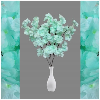 Sztuczna WIŚNIA JAPOŃSKA sztuczne kwiaty bukiet gałązki dekoracja do wazonu