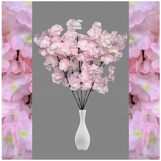 Sztuczna WIŚNIA JAPOŃSKA sztuczne kwiaty bukiet gałązki dekoracja do wazonu