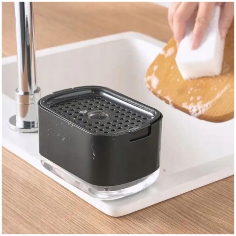 ZESTAW ORGANIZER DO KUCHNI NA AKCESORIA dozownik na płyn do naczyń z pompką